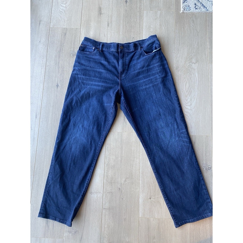 Lucky Brand Jeans 363‎ Vintage Straight Men's 43x34 Jeans Denim Black Patch